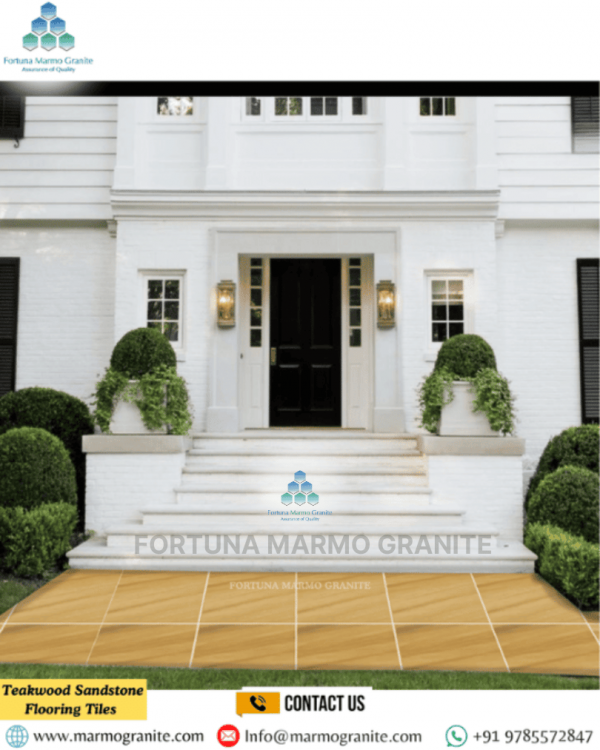 Teakwood Sandstone Flooring Tiles