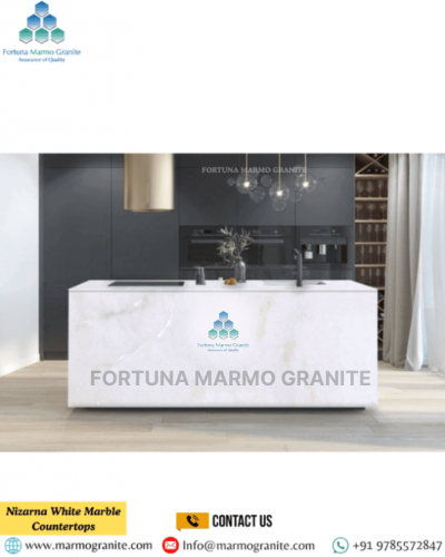 Nizarna White Marble Countertops