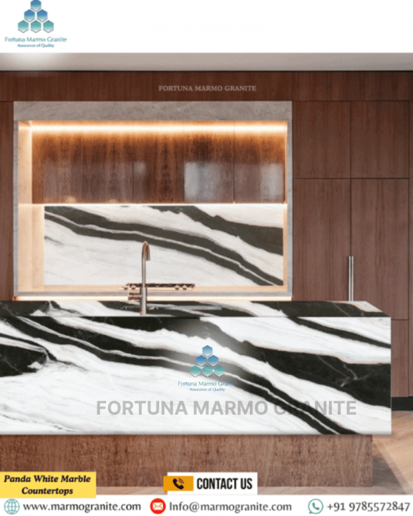 Panda White Marble Countertops