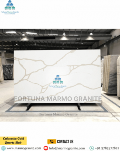 Calacatta Gold Quartz Slab