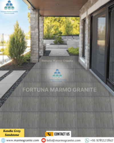 Sagar Black Sandstone Flooring Tiles