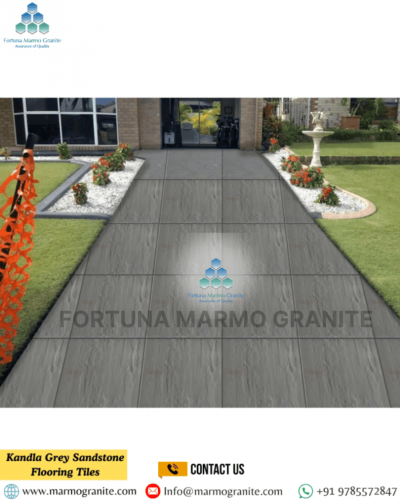 Kandla Grey Sandstone Flooring Tiles