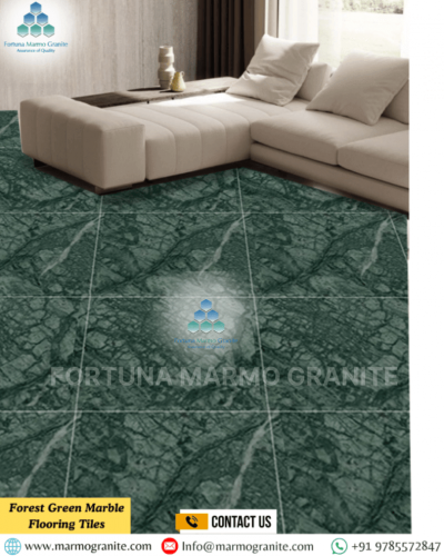 Forest Green Marble Flooring Tiles