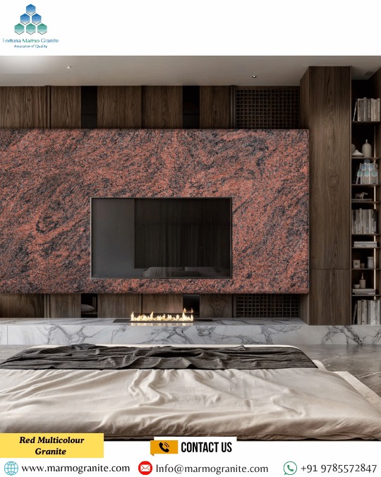 Red Multicolour Granite 