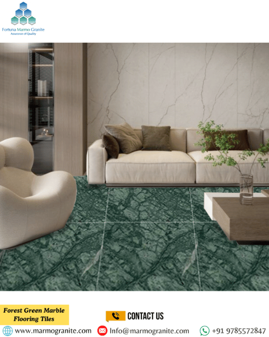 Forest Green Marble Flooring Tiles