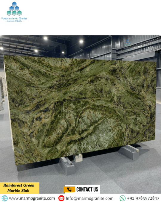 Rainforest Green Marble Slab 