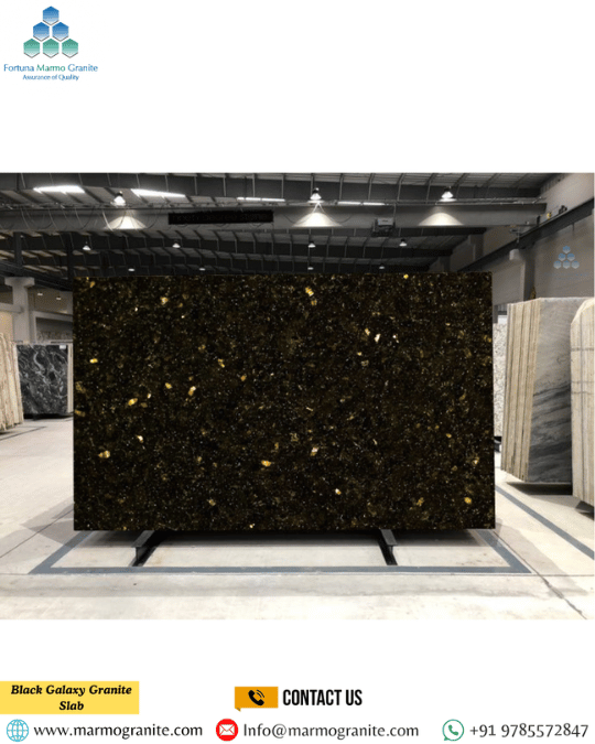 Black Galaxy Granite Slab Black Galaxy Granite Slab