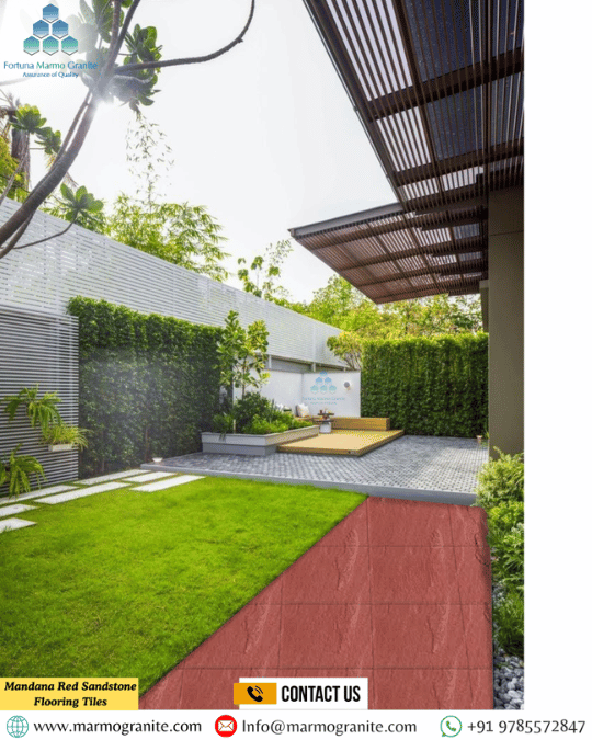 Mandana Red Sandstone Flooring Tiles