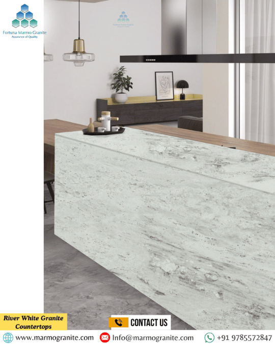 River White Granite Countertops