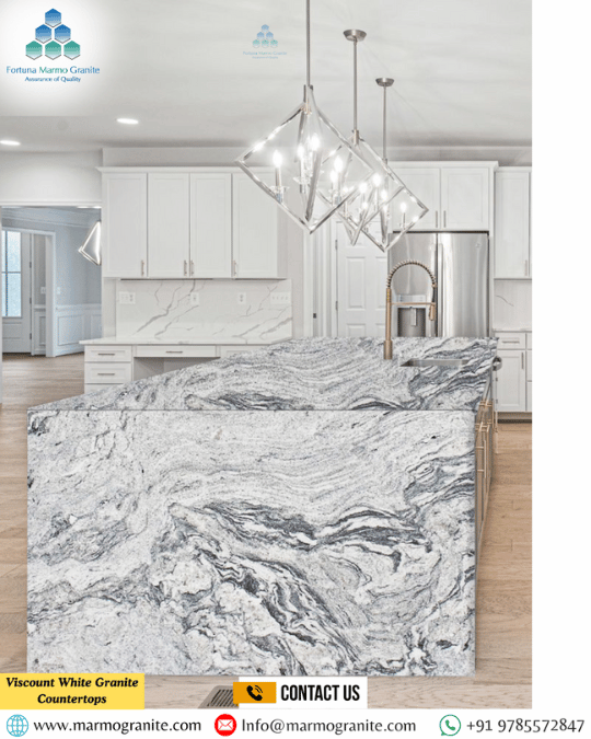 Viscount White Granite Countertops