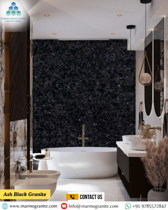 Ash Black Granite 