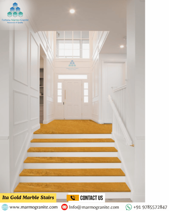 Ita Gold Marble Stairs