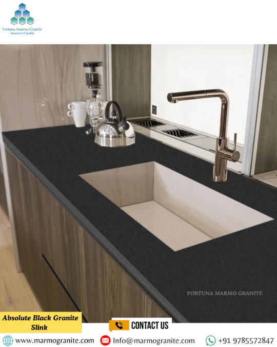 Absolute Black Granite Slink