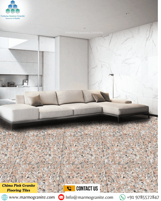 Chima Pink Granite Flooring Tiles