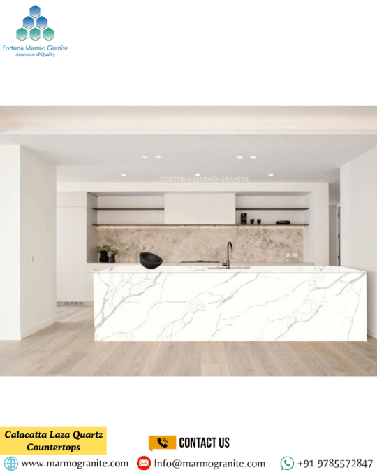 Calacatta Laza Quartz Countertops