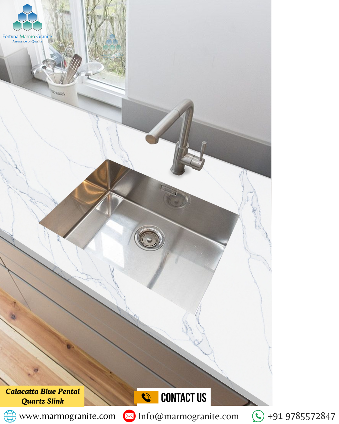 Calacatta Blue Pental Quartz Slink Calacatta Blue Pental Quartz Slink