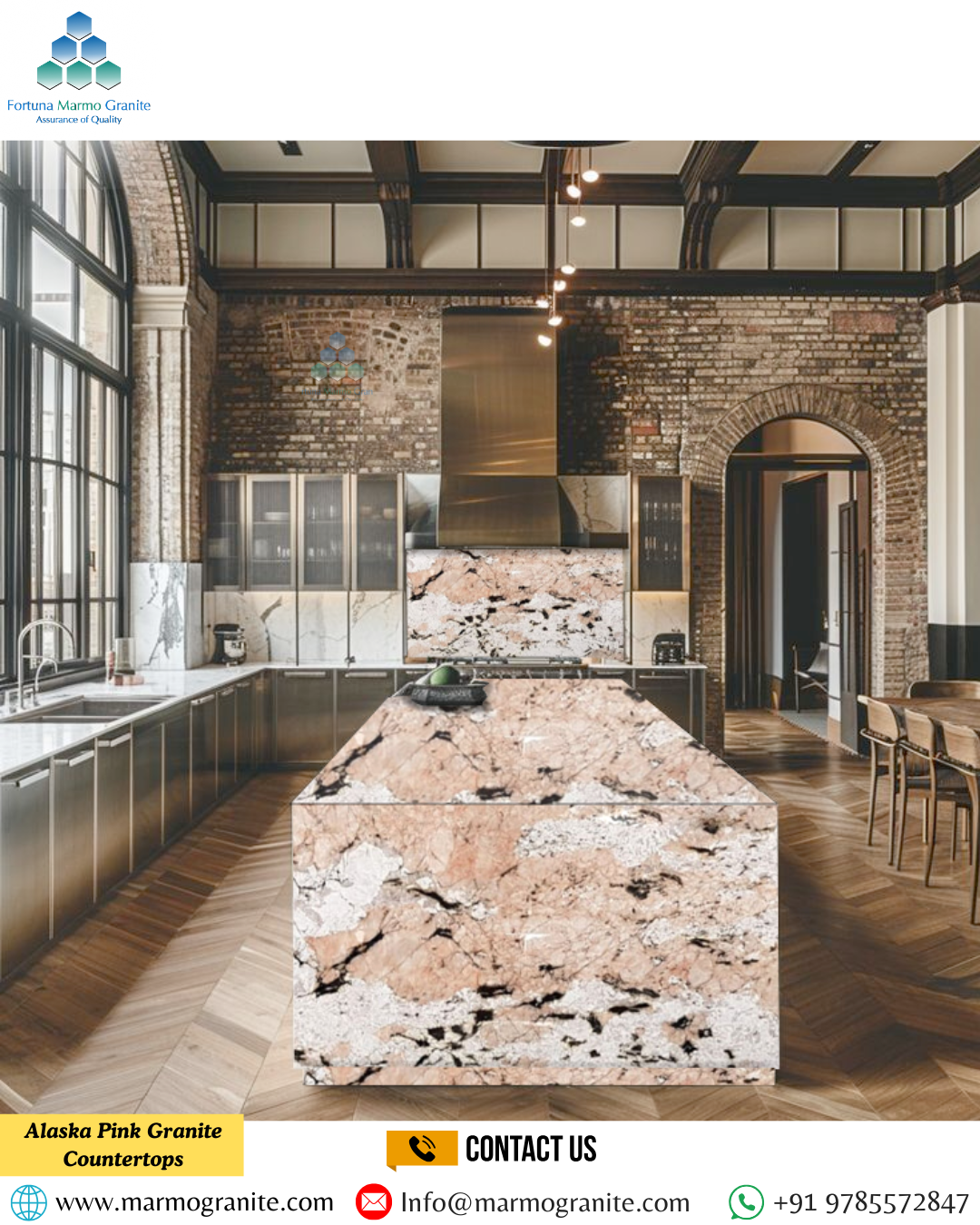 Alaska Pink Granite Countertops