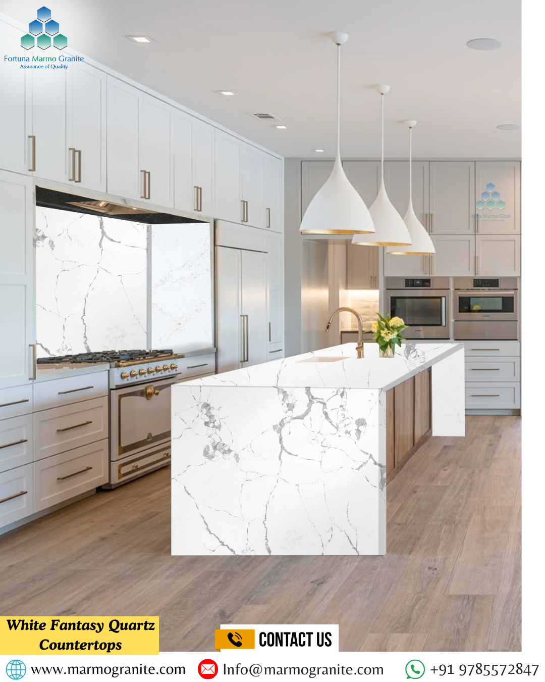 White Fantasy Quartz Countertops White Fantasy Quartz Countertops