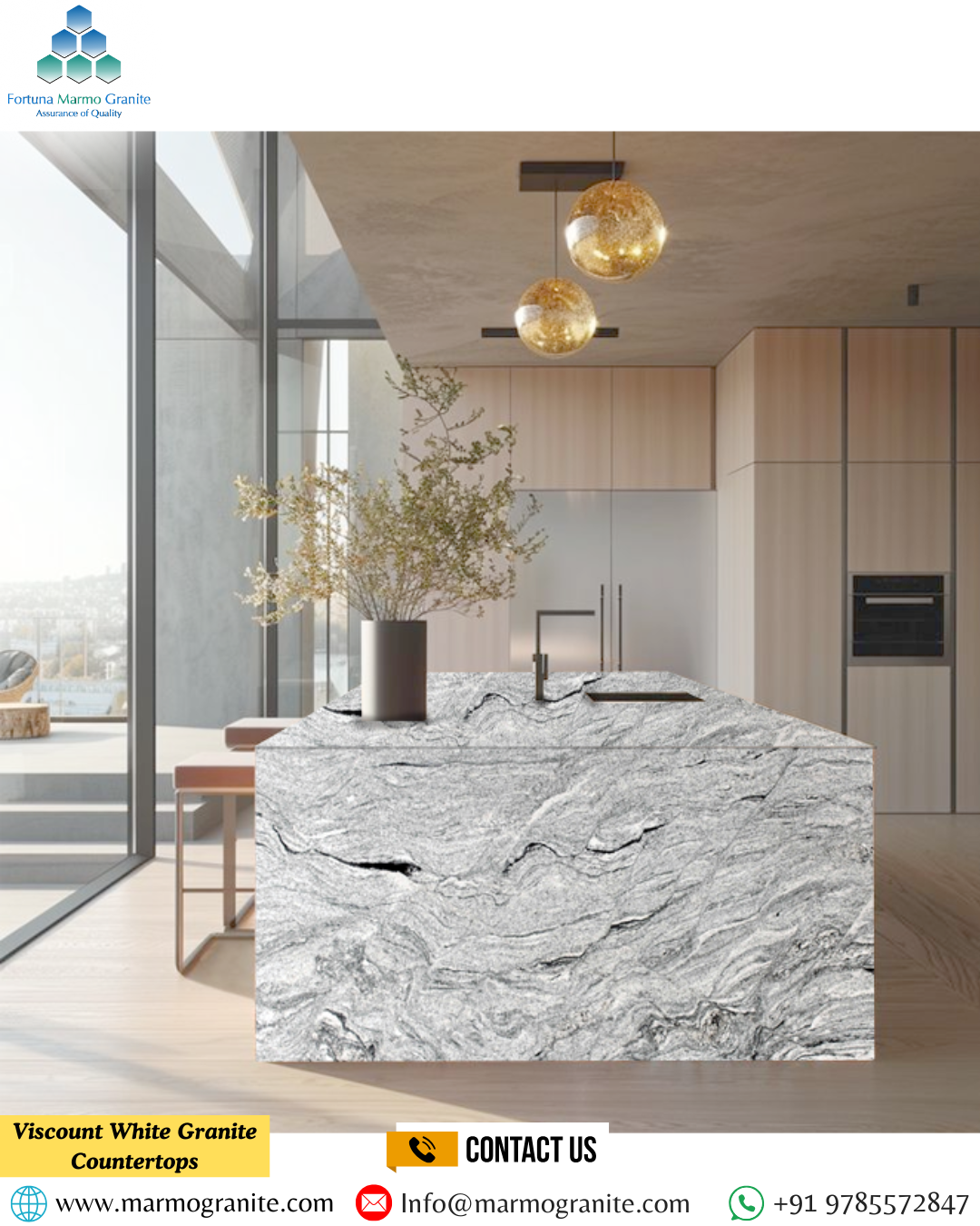 Viscount White Granite Countertops Viscount White Granite Countertops