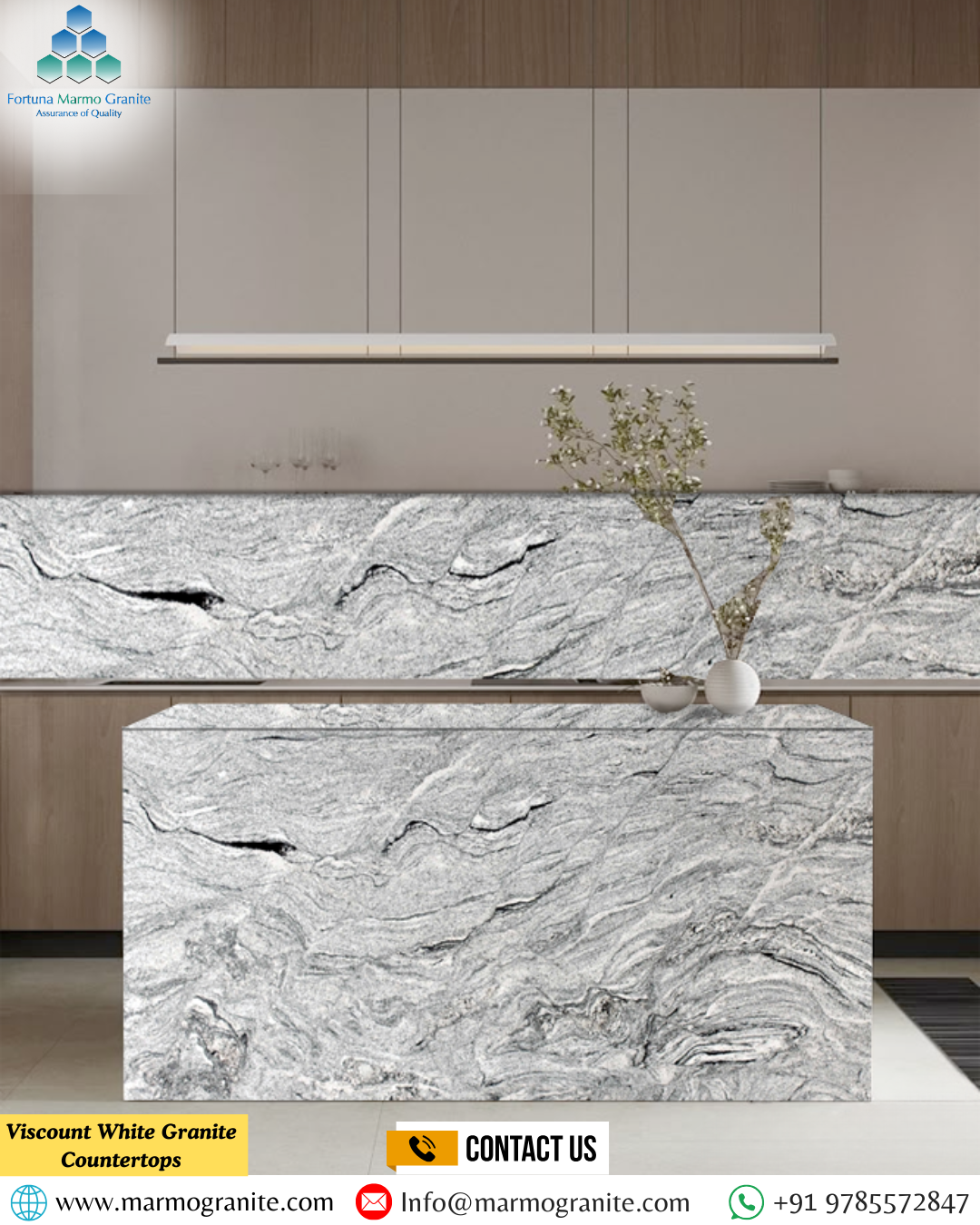 Viscount White Granite Countertops Viscount White Granite Countertops
