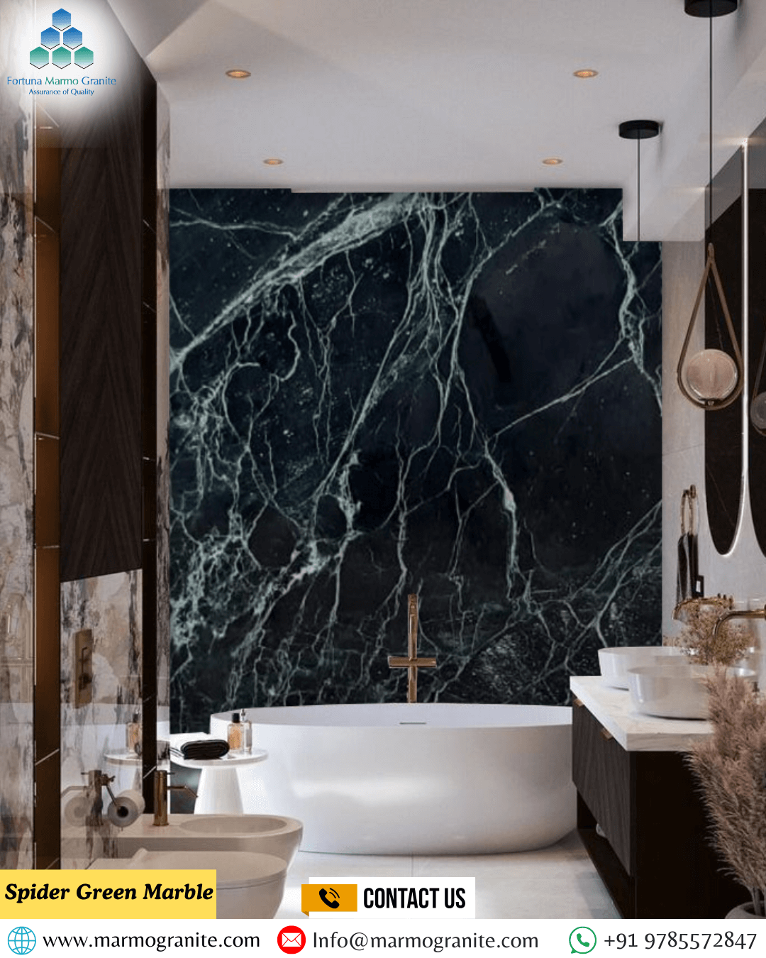 Spider Green Marble 