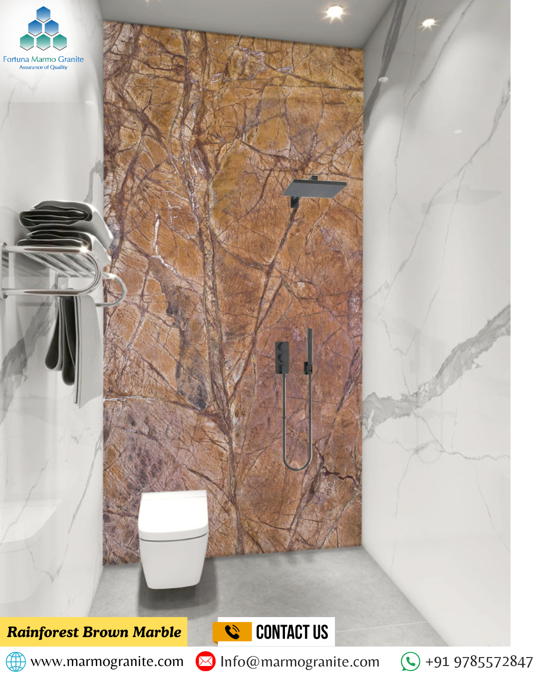Rainforest Brown Marble 