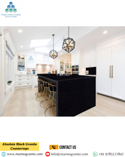 Absolute Black Granite Countertops
