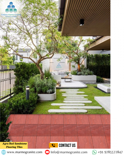Agra Red Sandstone Flooring Tiles Agra Red Sandstone Flooring Tiles