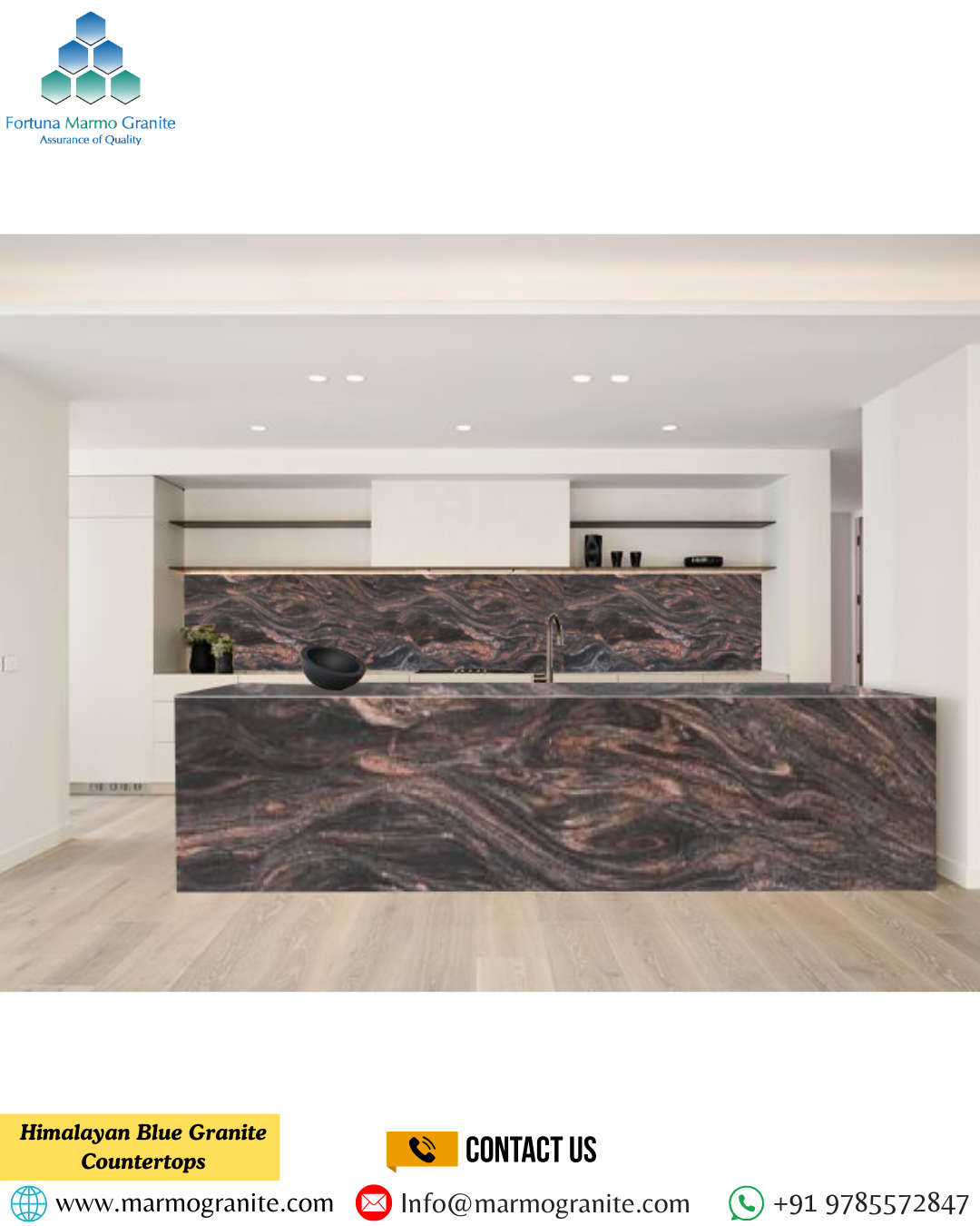 Himalayan Blue Granite Countertops
