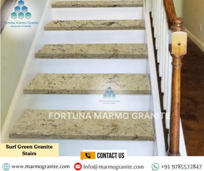 Surf Green Granite Stairs