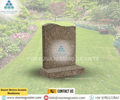 Desert Brown Granite Headstone