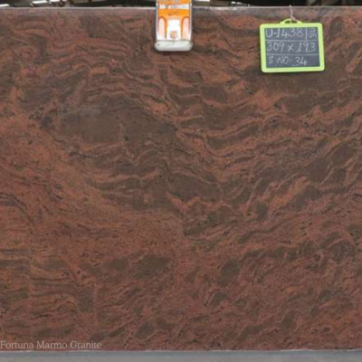 Red Multicolor Granite Gangsaw Slabs