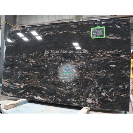 Titanium Black Granite Gangsaw Slabs