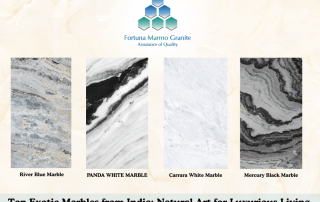 Top Exotic Marbles from India: Natural Art for Luxurious Living