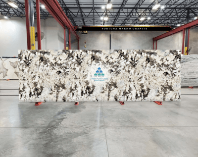 Alaska White Granite Cutter Slab