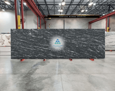 Black Marquino Granite Cutter Slab