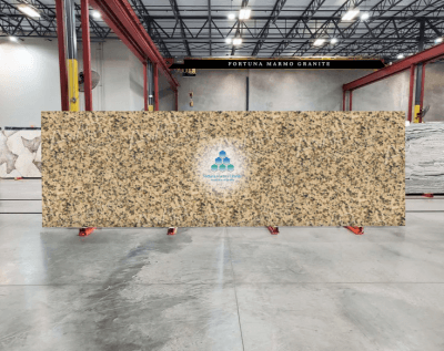 Crystal Yellow Granite Cutter Slab