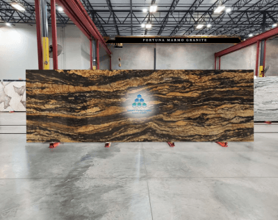 Fusion Gold Granite Cutter Slab