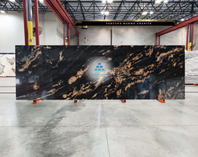 Titanium Gold Granite Cutter Slab Titanium Gold Granite Cutter Slab