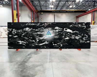 Cosmic Black Granite Cutter Slab Cosmic Black Granite Cutter Slab