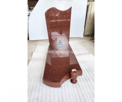 Jhansi Red Granite Headstone