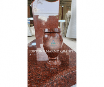 Jhansi Red Granite Vase