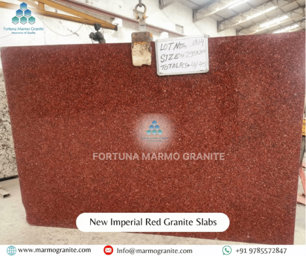 New Imperial Red Granite Slabs