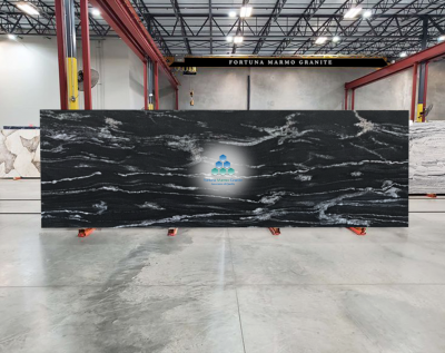 Fusion Black Granite Cutter Slab