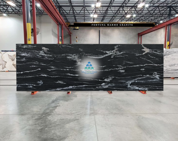 Fusion Black Granite Cutter Slab