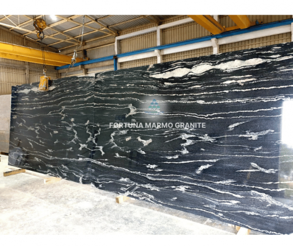 Fusion Black Granite Cutter Slab