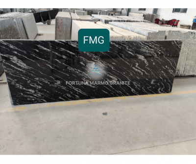 Black Marquino Granite Cutter Slabs