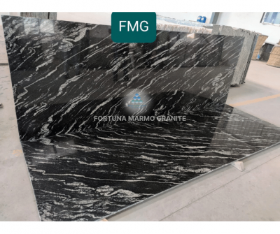 Black Marquino Granite Cutter Slabs