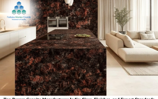 Tan Brown Granite Manufacturer India: Sizes, Finishes, and Export Standards