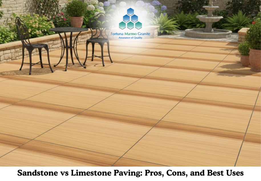 Sandstone vs Limestone Paving: Pros, Cons, and Best Uses